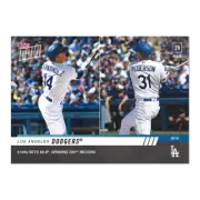 2019 LA DODGERS 8 HR's OPENING DAY PEDERSON SEAGER BELLINGER MUNCY+ TOPPS NOW 19