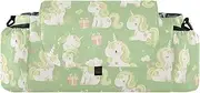miaozhen Delicate Cartoon unicorns Light Green stroller organizer for baby diaper caddy stroller carriage acesorios para baby accesorios para carro