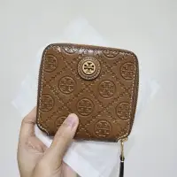 在飛比找蝦皮購物優惠-TB短夾 Tory burch monogram  印花lo