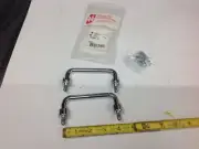 Hammond M286-6 Chrome Plated Spring Locked Folding Rack Handles. NEW IN BAG