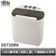 【IDEAL 愛迪爾】雙槽 迷你洗衣機-寶貝機(耍酷黑 E0730BK 3.8kg)-僅配送本島-迷你洗衣機