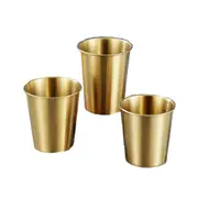 3pcs Set 260ml 350ml 400ml Retro Classic Style Stainless Steel Beer Drinking Mugs