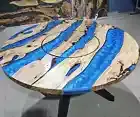 Custom Order Epoxy Resin Table – Dining/Kitchen Table – Handmade Resin table
