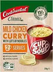 Continental Classics Mild Chicken Curry With Lots Of Noodles Cup A Soup 58 g