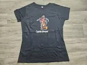 Captain Morgan T-Shirt Womens X-Large XL Black Tee NWOT