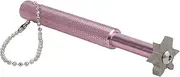 Betgod Golf Groove Sharpener,Golf Club Groove Sharpener,Groove Sharpener,Club Sharpener,Groove Sharpening Tool - Generate Optimal Backspin - Suitable for U & V-Grooves (6 Heads) (Pink)