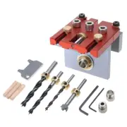 Professional Woodworking Tool Locator Puncher Drilling Guide Jig Doweling 3-in-1