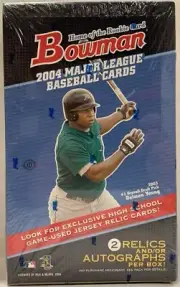2004 BOWMAN MLB BASEBALL HOBBY BOX 24 PACKS YADIER MOLINA RC NEW SEALED