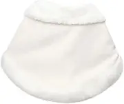 [TEMPNAP] Plush Dress Shawl Jaketas De Mujer Faux Fur Jacket Women Maternity Faux Cape Ladies Scarf Wedding Cloak Coat Fleece Bride Wedding Veil Guest Dress Bridal Cape for Wedding White