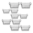 2x Freezer Storage Basket Pantry Organization Practical Freezer Wire Basket