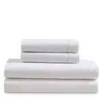 Calvin Klein Washed Percale Cotton Sheet Set, Twin