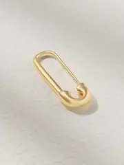 [Anita Ko] Anita Ko - Safety Pin 18-karat Gold Single Earring - R R Gold