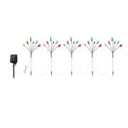 Outdoor Solar LED Firefly Swaying Lawn Light Waterproof Garden Landscape Lamp -Multi Colour