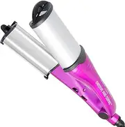 Bed Head Swerve Curve Hair Waver and Wand | 2 Tools in 1, Beachy Waves, Tousled Curls