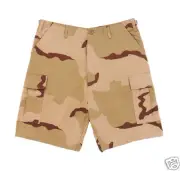 Rothco 7672 Ultra Force BDU Combat Shorts - Tri-Color Camo