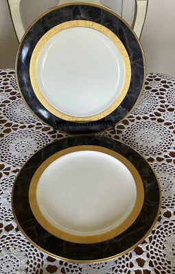 NORITAKE OPULENCE 9799- Bone China - Replacement Dinner Plates Set Of 2