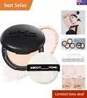 Blur Powder Pact - Pressed Powder Compact with Mirror and Puff Makeup Setting...
