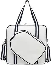 Pickle Ball Bag Tote Pickleball Racquet Bag Outdoor Sports Bag Removable Adjustable Shoulder Strap Portable Pickleball Bag