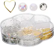 VICASKY Nail Art Charms Pearl Nail Gems for Manicure Decoration for Women Unique Elegant Design for Occasions Easy Application