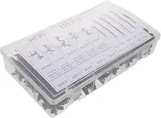 Gatuida 155pcs Automotive Wire Clips Push Mount Cable Zip Tie Loom Routing Assortment for Cars Trucks Sturdy Clips for Wire Organization Repairs