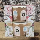 The BakeShop by Masterclass Gingerbread Pastel Christmas Ramekins Set 2 New