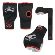 TG Muay Thai Boxing Fight Gel Padded Inner Gloves With Hand Wraps - MMA Inner