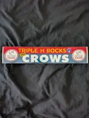1997 Sticker Triple M MMM Rocks the Adelaide Crows AFL Optus Vision