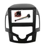 Car Fascia For HYUNDAI i30 2008 2009 2010 2011 AT/MT AC Double Din Car dvd Frame 9 Inch Audio Fitting Adaptor Panel Dashboard frame AT an cord