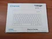 Emetok EM003 Wireless Keyboard Bluetooth Windows Android English New! Fast Ship!