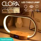 CLORA LED Desk Table Lamp Touch Dimmable Night Light Wireless Charger USB Ports