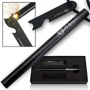 Premium Ferro Rod Fire Starter - GIFT BOX 6", 4 1/2" Ferrocerium Rod Survival Kit - 3 in 1 Magnesium Flint and Steel Set with Paracord & Scraper - Lightweight Emergency Camping Tool