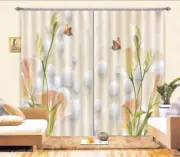 Skin Colour Tulips 3D Curtain Blockout Photo Printing Curtains Drape Fabric