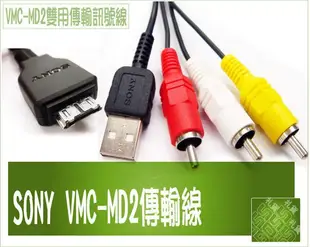 VMC-MD2 原廠傳輸訊號線Sony TX7 HX1 T500 T900 W210 W215 W220 W230