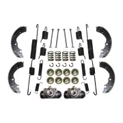 Rear Brake Shoes + Wheel Cylinders Springs Kit for Toyota Landcruiser HJ61 HJ75