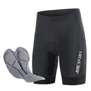 ARESFUEL Men's Cycling Shorts Bike Shorts Sports Breathable Quick Dry High Elasticity Wicking Black Spandex Clothing Apparel Bike Wear Advanced Sewing Techniqu