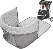 Cat Carrier Pad | Pet Stroller Pad | Removable Washable Waterproof Cooling Liner for Puppy Animal Outdoor Walking Use
