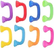 Homoyoyo Whisper Phones Pack of 8 Multicoloured Plastic Whisper Phones for Teaching Hearing Phone Manipulators for Preschool Children Accelerate Reading Fluency and Pronunciation