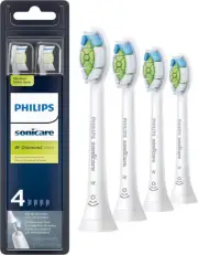 Philips Sonicare DiamondClean replacement toothbrush heads, HX6064/65, White ...