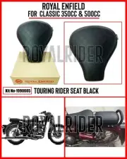 Royal Enfield Touring Rider seat, Black for Classic 350