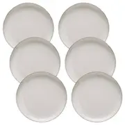6PK Ecology Stoneware Dinnerware Element Side Plate 20cm Blanc