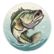 Largemouth Bass Fish Sticker Fishing Vinyl Decal for Boat Car Truck Corn Hole