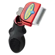 Furminator Long Hair Small Dog Deshedding Tool Metallic Red