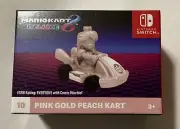 2024 Nintendo Switch Mario Kart Deluxe #10 PINK GOLD PEACH KART McDonalds ~ NEW