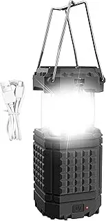 Solar Lights | Lightweight Solar Light - Rechargeable 3000Mah Waterproof Portable Lantern for Travel Backpacking Hiking Car Tent Fishing Trips Survival