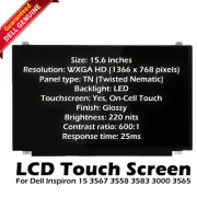 Dell OEM Inspiron 15 5558 3552 15.6" WXGAHD LCD LED Touchscreen Display K2V59