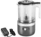 KitchenAid 5 Cup Cordless Food Chopper, Charcoal Grey