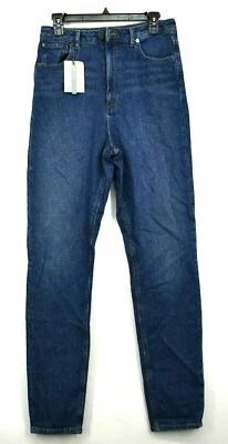 NWT Asos Denim Women's Size 30/36 Textured Bootcut Denim Blue Jean Pants