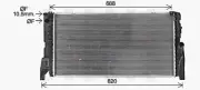 AVA Coolant Radiator BW2585 for Mini Mini Cooper (2014) 1.5