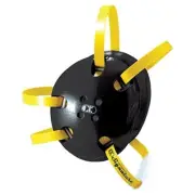 Cliff Keen Signature Wrestling Headgear/Earguards, Model E58, Black/Light Gold