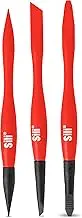 Sili Micro Glue Brush Applicator 3 Pack Set-Christmas Stocking Stuffers with Fine Tip • Chiseled Tip and Flat Tapered Tip Dual Profile Glue Brushes